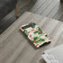 Christmas Holly on a Golden Background - Impact Resistant Phone Case